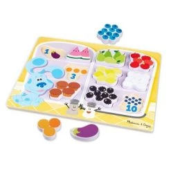 Blue's Clues & You! Melissa & Doug Blues Clues & You! Chunky Puzzle 10pc - Fridge Food -Melissa & Doug Sales 2022 unnamed file 10