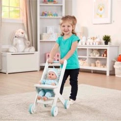 Melissa & Doug Melissa & Doug Doll Play Wooden Stroller