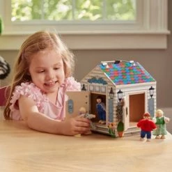 Melissa & Doug Melissa & Doug Take-Along Wooden Doorbell Dollhouse - Doorbell Sounds, Keys, 4 Poseable Wooden Dolls 14 Melissa & Doug Melissa & Doug Take-Along Wooden Doorbell Dollhouse - Doorbell Sounds, Keys, 4 Poseable Wooden Dolls -Melissa & Doug Sales 2022 unnamed file 1010