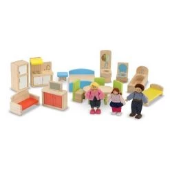 Melissa & Doug Hi-Rise Wooden 15pc Dollhouse with Furniture, Garage and Working Elevator -Melissa & Doug Sales 2022 unnamed file 1025