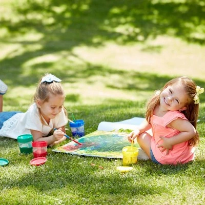 Melissa & Doug Melissa & Doug Easel Accessory Set - Paint, Cups, Brushes, Chalk, Paper, Dry-Erase Marker 6 Melissa & Doug Melissa & Doug Easel Accessory Set - Paint, Cups, Brushes, Chalk, Paper, Dry-Erase Marker - Image 4