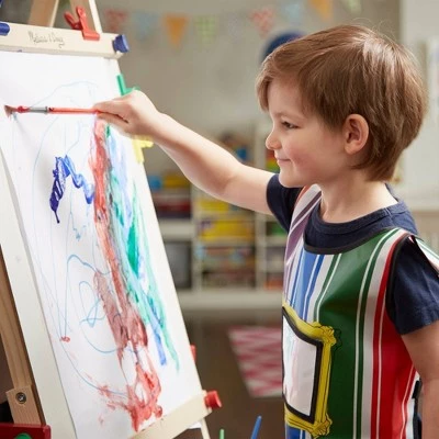 Melissa & Doug Melissa & Doug Easel Accessory Set - Paint, Cups, Brushes, Chalk, Paper, Dry-Erase Marker 7 Melissa & Doug Melissa & Doug Easel Accessory Set - Paint, Cups, Brushes, Chalk, Paper, Dry-Erase Marker - Image 5