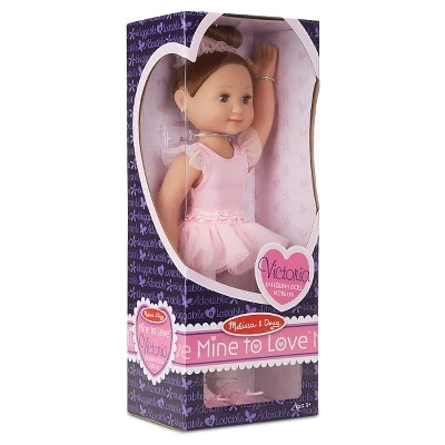 Melissa & Doug Melissa & Doug Victoria 14-Inch Poseable Ballerina Doll With Leotard and Tutu 2 Melissa & Doug Melissa & Doug Victoria 14-Inch Poseable Ballerina Doll With Leotard and Tutu