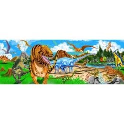 Melissa & Doug Melissa And Doug Land Of Dinosaurs Floor Puzzle 48pc