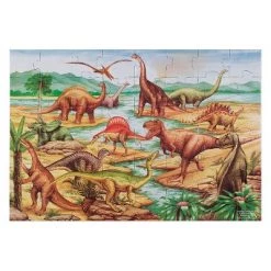 Melissa & Doug Melissa And Doug Dinosaurs Jumbo Floor Puzzle 48pc