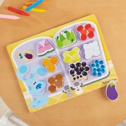 Blue's Clues & You! Melissa & Doug Blues Clues & You! Chunky Puzzle 10pc - Fridge Food -Melissa & Doug Sales 2022 unnamed file 11