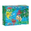 Melissa & Doug Melissa And Doug World Map Jumbo Floor Puzzle 33pc