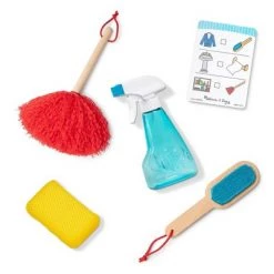 Melissa & Doug Melissa & Doug Deluxe Sparkle & Shine Cleaning Play Set (11pc) -Melissa & Doug Sales 2022 unnamed file 1198