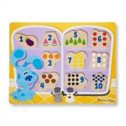 Blue's Clues & You! Melissa & Doug Blues Clues & You! Chunky Puzzle 10pc - Fridge Food -Melissa & Doug Sales 2022 unnamed file 12