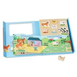 Melissa & Doug Melissa & Doug Book & Puzzle Play Set: On the Farm