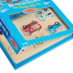 Melissa & Doug Melissa & Doug Book & Puzzle Play Set: To the Rescue -Melissa & Doug Sales 2022 unnamed file 1217