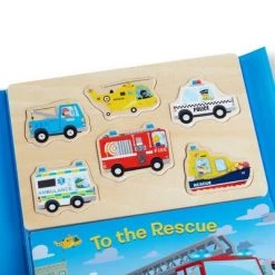 Melissa & Doug Melissa & Doug Book & Puzzle Play Set: To the Rescue -Melissa & Doug Sales 2022 unnamed file 1218