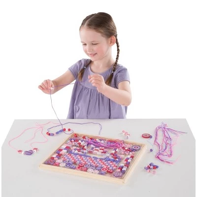 Melissa & Doug Melissa & Doug Deluxe Collection Wooden Bead Set With 340+ Beads for Jewelry-Making 4 Melissa & Doug Melissa & Doug Deluxe Collection Wooden Bead Set With 340+ Beads for Jewelry-Making - Image 2