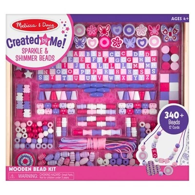 Melissa & Doug Melissa & Doug Deluxe Collection Wooden Bead Set With 340+ Beads for Jewelry-Making 6 Melissa & Doug Melissa & Doug Deluxe Collection Wooden Bead Set With 340+ Beads for Jewelry-Making - Image 4