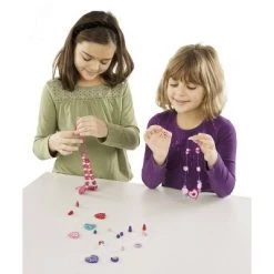 Melissa & Doug Melissa & Doug Sweet Hearts and Butterfly Friends Bead Set of 2 - 250+ Wooden Beads