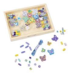 Melissa & Doug Melissa & Doug Sweet Hearts and Butterfly Friends Bead Set of 2 - 250+ Wooden Beads -Melissa & Doug Sales 2022 unnamed file 1246