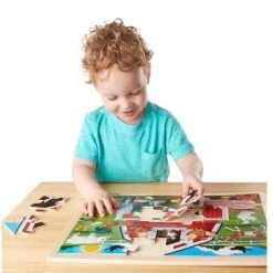 Melissa & Doug Melissa & Doug Jigsaw Puzzle 3pc Bundle Farm and Construction and Pets -Melissa & Doug Sales 2022 unnamed file 1257