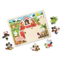 Melissa & Doug Melissa & Doug Jigsaw Puzzle 3pc Bundle Farm and Construction and Pets -Melissa & Doug Sales 2022 unnamed file 1258