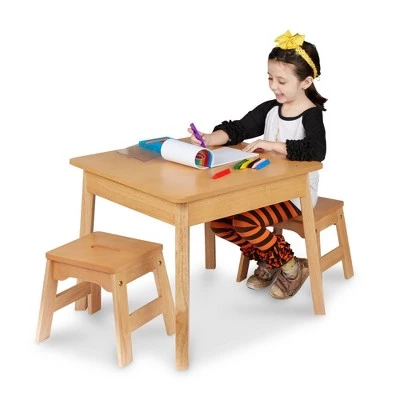 Melissa & Doug Melissa & Doug Wooden Stools - Set of 2 - Natural 3 Melissa & Doug Melissa & Doug Wooden Stools - Set of 2 - Natural