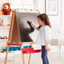 Melissa & Doug Melissa & Doug Deluxe Standing Art Easel - Dry-Erase Board, Chalkboard, Paper Roller 12 Melissa & Doug Melissa & Doug Deluxe Standing Art Easel - Dry-Erase Board, Chalkboard, Paper Roller -Melissa & Doug Sales 2022 unnamed file 1277