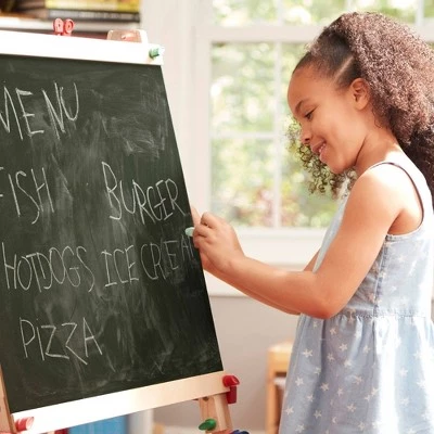 Melissa & Doug Melissa & Doug Deluxe Standing Art Easel - Dry-Erase Board, Chalkboard, Paper Roller 7 Melissa & Doug Melissa & Doug Deluxe Standing Art Easel - Dry-Erase Board, Chalkboard, Paper Roller - Image 6