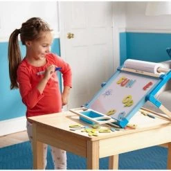 Melissa & Doug Melissa & Doug Double-Sided Magnetic Tabletop Art Easel - Dry-Erase Board and Chalkboard 13 Melissa & Doug Melissa & Doug Double-Sided Magnetic Tabletop Art Easel - Dry-Erase Board and Chalkboard -Melissa & Doug Sales 2022 unnamed file 1285