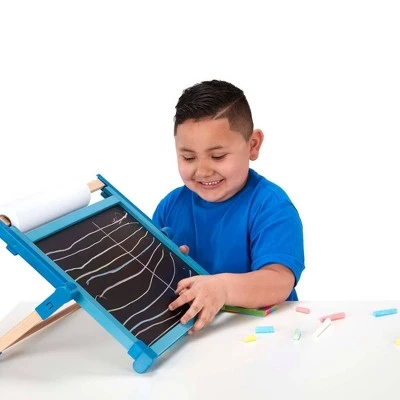 Melissa & Doug Melissa & Doug Double-Sided Magnetic Tabletop Art Easel - Dry-Erase Board and Chalkboard 9 Melissa & Doug Melissa & Doug Double-Sided Magnetic Tabletop Art Easel - Dry-Erase Board and Chalkboard - Image 7