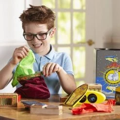 Melissa & Doug Melissa & Doug Deluxe Solid-Wood Magic Set With 10 Classic Tricks