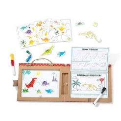 Melissa & Doug Melissa & Doug Natural Play: Play, Draw, Create Reusable Drawing & Magnet Kit - Dinosaurs (41 Magnets, 5 Dry-Erase Markers) -Melissa & Doug Sales 2022 unnamed file 1346