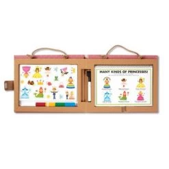 Melissa & Doug Melissa & Doug Natural Play: Play, Draw, Create Reusable Drawing & Magnet Kit - Princesses (54 Magnets, 5 Dry-Erase Markers) -Melissa & Doug Sales 2022 unnamed file 1352