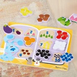Blue's Clues & You! Melissa & Doug Blues Clues & You! Chunky Puzzle 10pc - Fridge Food -Melissa & Doug Sales 2022 unnamed file 14