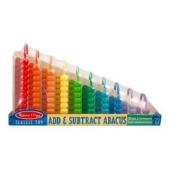 Melissa & Doug Melissa & Doug Add & Subtract Abacus - Educational Toy With 55 Colorful Beads and Sturdy Wooden Construction -Melissa & Doug Sales 2022 unnamed file 1418