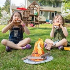 Melissa & Doug Melissa & Doug Let's Explore S'mores & More Campfire Play Set