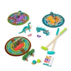 Melissa & Doug Melissa & Doug Fun at the Fair! Mini Golf Play Set - 3 Multi-Themed Holes and Wooden Obstacles -Melissa & Doug Sales 2022 unnamed file 146