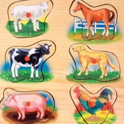 Melissa & Doug Melissa And Doug Farm Wooden Peg Sound Puzzle 8pc -Melissa & Doug Sales 2022 unnamed file 1538