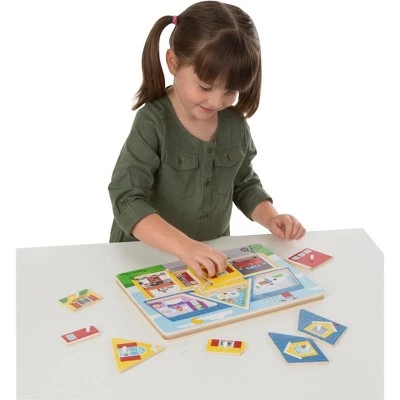 Melissa & Doug Around the House Sound Puzzle Set - 8pc 4 Melissa & Doug Around the House Sound Puzzle Set - 8pc - Image 2