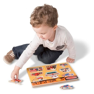 Melissa & Doug Melissa & Doug Vehicles Sound Puzzle - 8pc 4 Melissa & Doug Melissa & Doug Vehicles Sound Puzzle - 8pc - Image 2