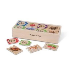 Melissa & Doug Melissa & Doug Self-Correcting Alphabet Wooden Puzzles With Storage Box 27pc -Melissa & Doug Sales 2022 unnamed file 1571