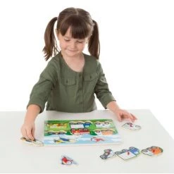 Melissa & Doug Melissa & Doug Peg Puzzle Set - 6 Puzzles -Melissa & Doug Sales 2022 unnamed file 1584