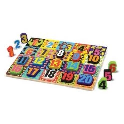Melissa & Doug Melissa & Doug Jumbo Numbers Wooden Chunky Puzzle (20pc) 7 Melissa & Doug Melissa & Doug Jumbo Numbers Wooden Chunky Puzzle (20pc) -Melissa & Doug Sales 2022 unnamed file 1599
