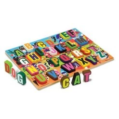 Melissa & Doug Melissa & Doug Jumbo ABC Wooden Chunky Puzzle (26pc) -Melissa & Doug Sales 2022 unnamed file 1602