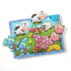 Blue's Clues & You! Melissa & Doug Blues Clues & You! Wooden Sound Puzzle - 6pc -Melissa & Doug Sales 2022 unnamed file 1606
