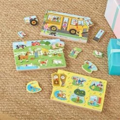 Melissa & Doug Melissa & Doug The Wheels on the Bus Sound Puzzle 6pc -Melissa & Doug Sales 2022 unnamed file 1615