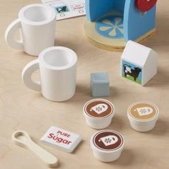Melissa & Doug Melissa & Doug 11-Piece Brew and Serve Wooden Coffee Maker Set - Play Kitchen Accessories -Melissa & Doug Sales 2022 unnamed file 1702