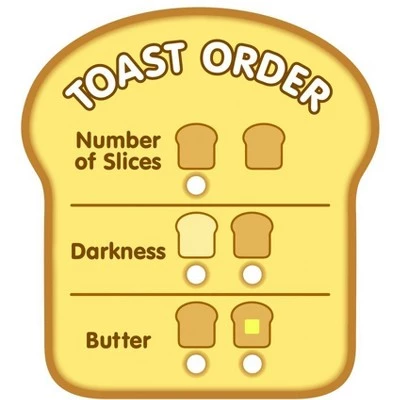 Melissa & Doug Melissa & Doug Bread and Butter Toaster Set (9pc) - Wooden Play Food and Kitchen Accessories 5 Melissa & Doug Melissa & Doug Bread and Butter Toaster Set (9pc) - Wooden Play Food and Kitchen Accessories - Image 3