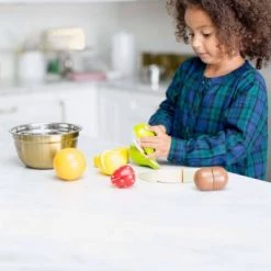 Melissa & Doug Melissa & Doug Cutting Fruit Set - Wooden Play Food Kitchen Accessory -Melissa & Doug Sales 2022 unnamed file 1736