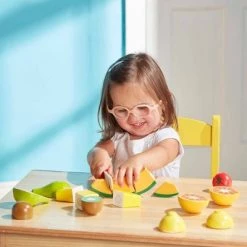 Melissa & Doug Melissa & Doug Cutting Fruit Set - Wooden Play Food Kitchen Accessory -Melissa & Doug Sales 2022 unnamed file 1737