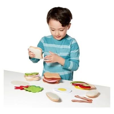Melissa & Doug Melissa & Doug Felt Food Sandwich Play Food Set (33pc) 3 Melissa & Doug Melissa & Doug Felt Food Sandwich Play Food Set (33pc)