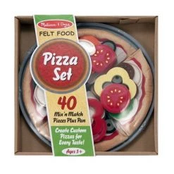 Melissa & Doug Melissa & Doug Felt Food Mix 'n Match Pizza Play Food Set (40pc) -Melissa & Doug Sales 2022 unnamed file 1748
