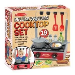 Melissa & Doug Melissa & Doug 17-Piece Deluxe Wooden Cooktop Set With Wooden Play Food, Durable Pot and Pan -Melissa & Doug Sales 2022 unnamed file 1831